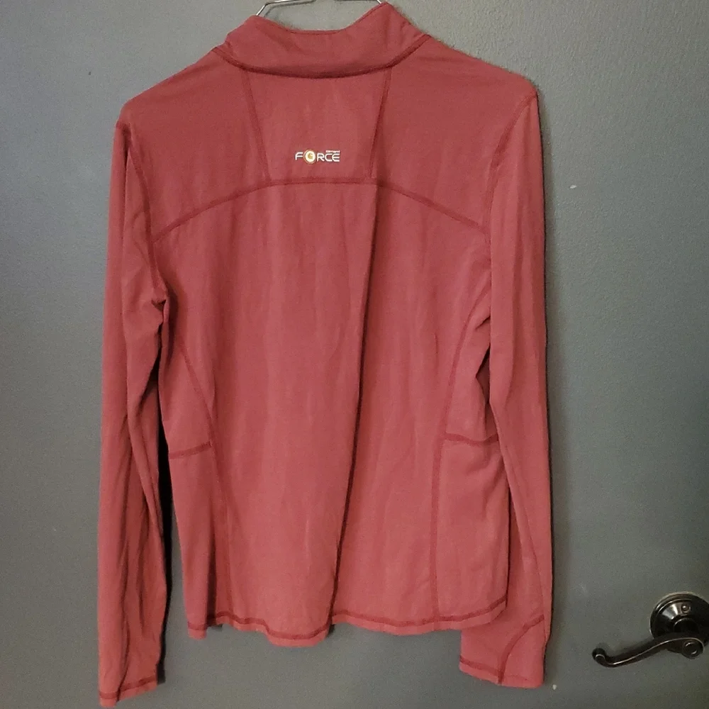 Carhartt Brick Red Quarter Zip Pullover - Picture 4 of 4